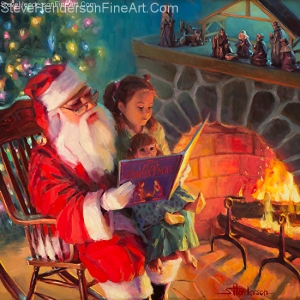 Send the magic of Christmas to your friends and family with a Christmas Card of Steve Henderson's Christmas Story. You can even get the cards signed by the artist.